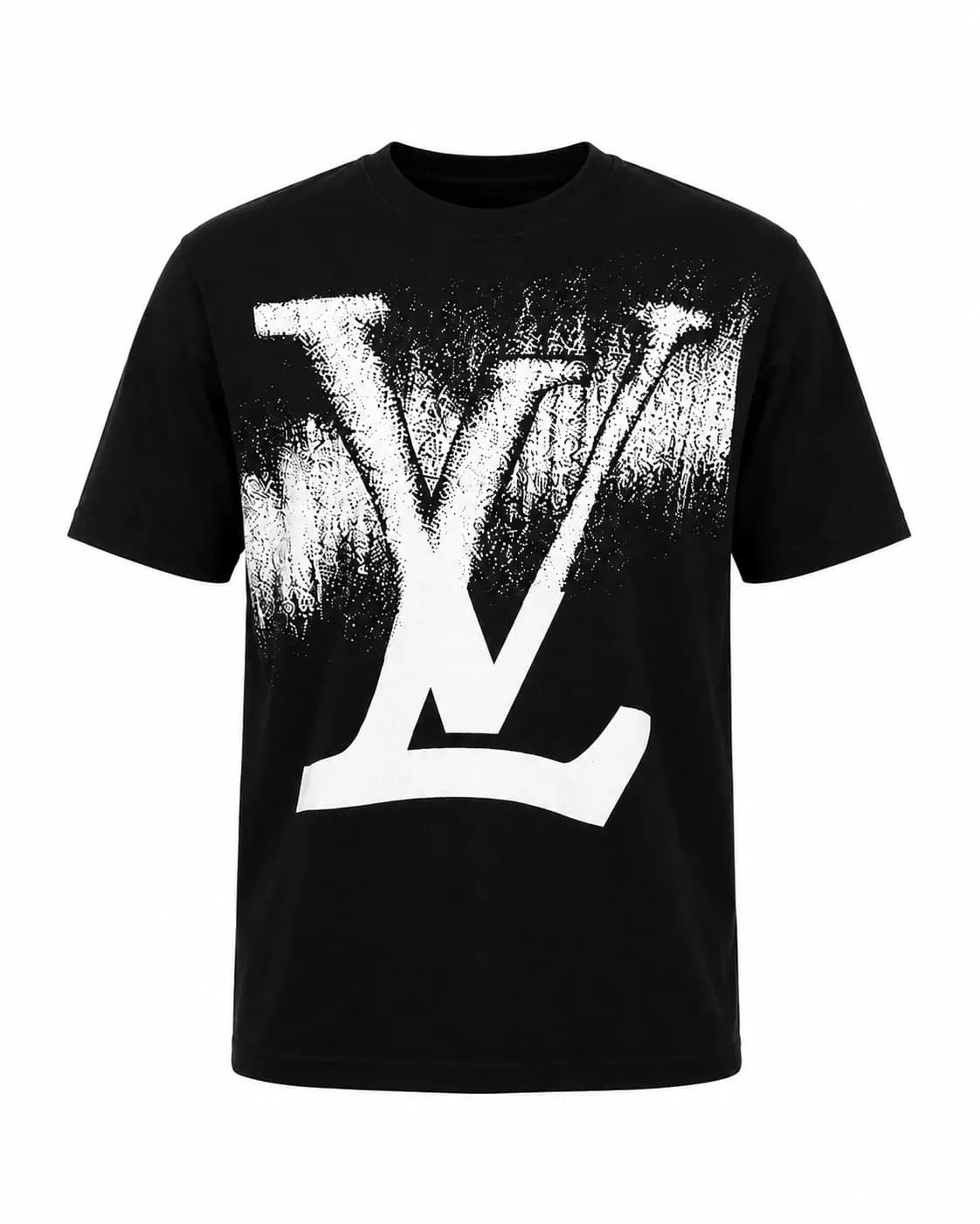 Men's Premium Quality Tee LV with Branded Logo | Black — view 1