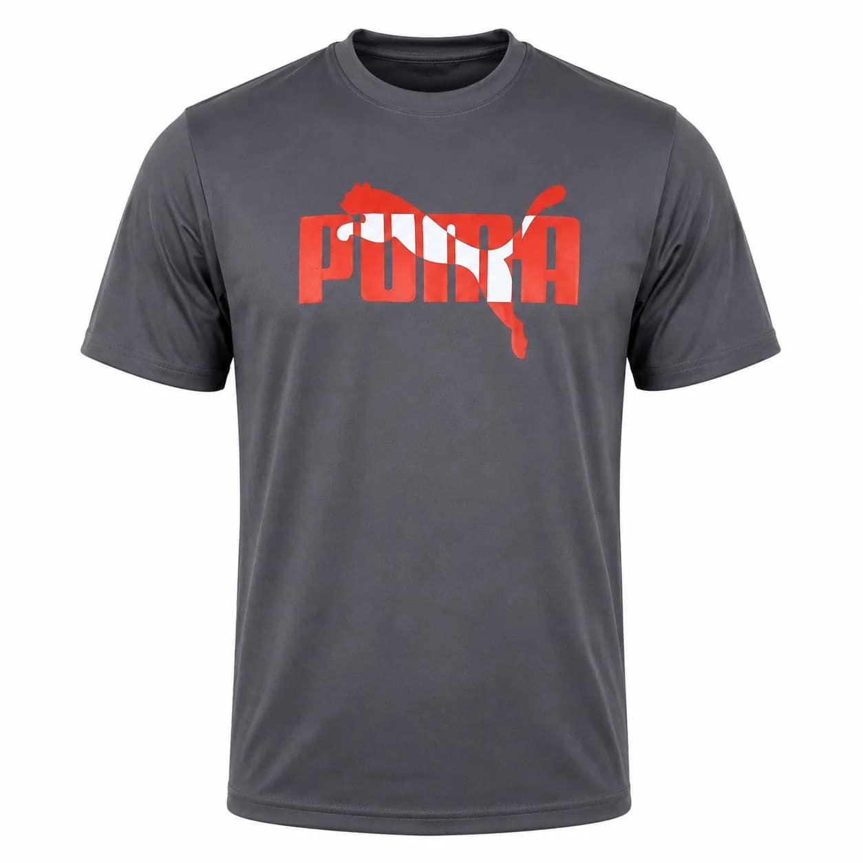 Men's Premium Quality Tee PM with Branded Logo | Charcoal — view 1